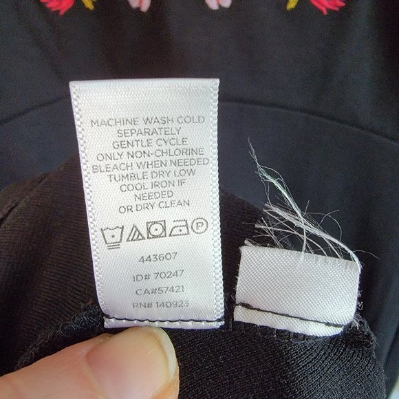 LOFT embroidered boho dress - Picture 10 of 11